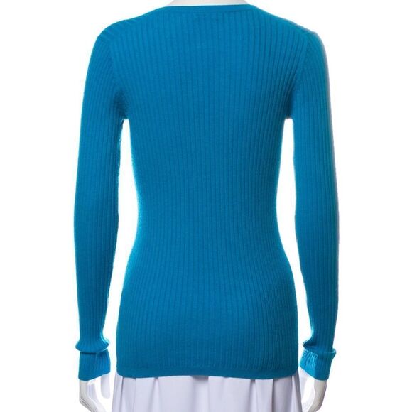 VINCE V- Neck Sweater aqua - Picture 4 of 7